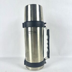 THERMOS ThermoCafe Insulated Vaccum Stainless Steel 1.1qt Bottle